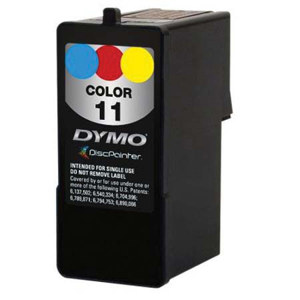  Dymo DiscPainter Multi Color Ink Cartridge for DiscPainter CD/DVD Printer, Replacement 