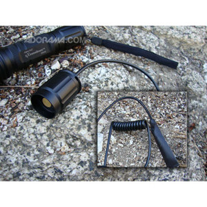  ExtremeBeam 23" Pigtail Wire Gun Switch and Cap for the SX21R Flashlight 