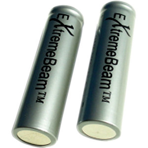  ExtremeBeam 18650 Rechargeable Batteries, (pack of 2) 