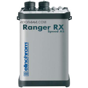  Elinchrom Ranger RX Speed AS, Asymetrical 1100 Watt-Second Battery Operated Power Pack with Battery, Charger, Cord & Strap. 