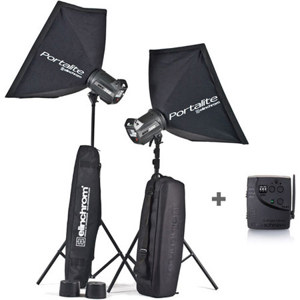 Elinchrom BRX 250/500 2x Head Portalite To Go Kit with Stands: Picture 1 regular