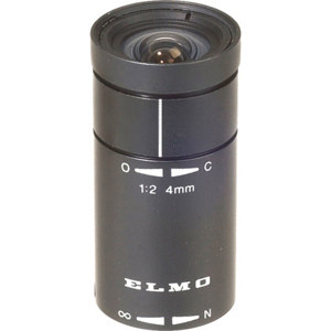  Elmo 9264 T204D 4mm f/2 Lens for 1/2" CCD Micro Cameras with 17mm Mount 