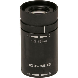  Elmo 9265 T2015D 15mm f/2 Lens for 1/2" CCD Micro Cameras with 17mm Diameter Mount 