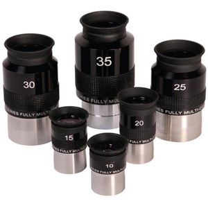  Explore Scientific Explore Scientific Bresser 70 deg. Eyepiece Set, Includes 10mm (0.39"), 15mm (0.59"), 20mm (0.78"), 25mm (0.98"), 30mm (1.18") & 35mm (1.37") Eyepieces 