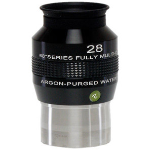  Explore Scientific 68 Degree Series 28mm Argon-Purged Waterproof Eyepiece, 2" Barrel 