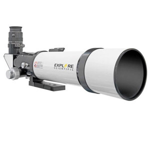  Explore Scientific ED80 80mm Triplet APO Essential Edition Refractor Telescope with Case & Accessories, 2-Speed Focuser 