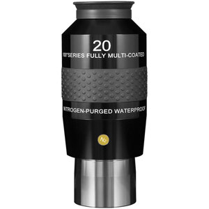  Explore Scientific 100 Degree Series 20mm Nitrogen-Purged Waterproof Eyepiece, Fully Multi-coated, 2" Barrel 