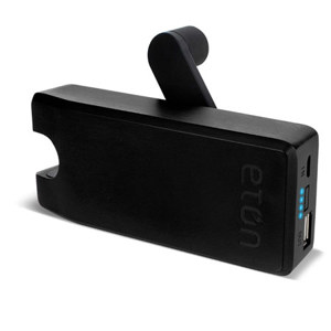 Eton BoostTurbine 2000 Rechargeable 2000mAh USB Battery Pack, Black: Picture 1 regular