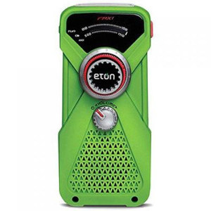 Eton FRX1 Hand Turbine AM/FM Weather Alert Radio and LED Flashlight