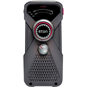 Eton FRX1 Hand Turbine AM/FM Weather Alert Radio and LED Flashlight