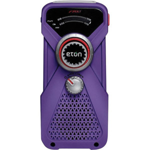 Eton FRX1 Hand Turbine AM/FM Weather Alert Radio and LED Flashlight