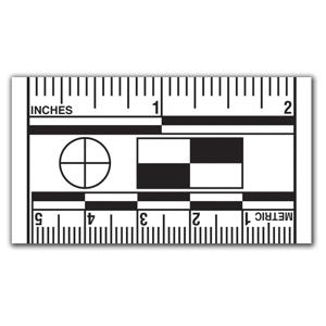  Evident 2" Photo Scales, 10 Pack, White 