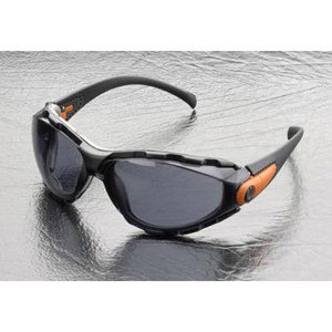  Elvex GG-40G-AF Go-Specs Safety Glasses, with Gray Hard Coated Polycarbonate Lenses & Graphite Frame 