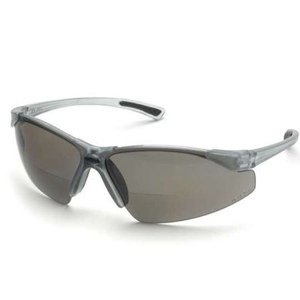  Elvex RX-200 Bifocal Hard Coated Polycarbonate Lens, +2.5 Diopter, Gray 