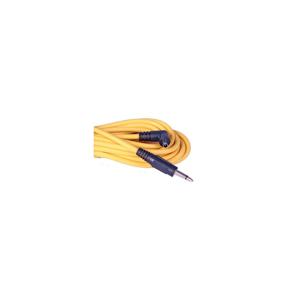  RPS Studio 16' Hi-Vis Yellow Straight Flash Sync Cord, 3.5mm to Male PC 