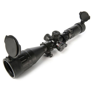  Firefield 3-12x40 AO Riflescope, Matte Black Finish with Illuminated Red/Green Mil Dot Reticle, Adjustable Objective & Tarteg Turrets 