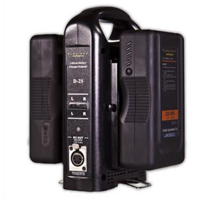  FloLight FL-BATT-V-KIT2 with Two V-Mount 89 Wh Batteries and Charger 