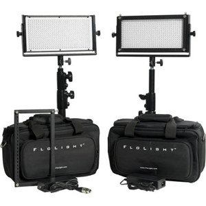  FloLight MicroBeam 1000W 2 Light Kit with 2 x MicroBeam 512 Daylight Flood Lights 
