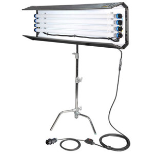 Filmgear LED Flo-Box 4 Bank 4 ft., Lighting Fixture with 4 Bulbs, 3200K Tungsten: Picture 1 regular