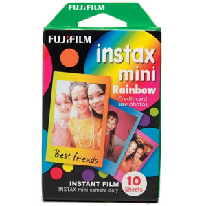 FujiFilm Instax Mini Rainbow Film, 10 Sheets: Picture 1 regular