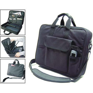 Florence Laptop Bag Basic Model 13inx17inx3.5in, Black: Picture 1 regular