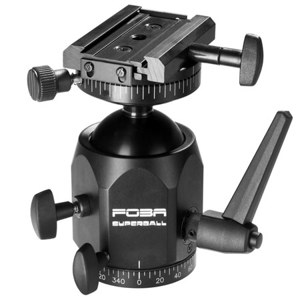  Foba BALLA Superball Ballhead with Independent Panning Lock & Quick Release, 32 lbs Load Capacity 