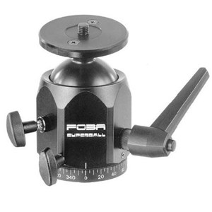  Foba BALLO Superball Ballhead with 1/4"-20& 3/8"-16 Screws and Independent Panning Lock, 32.00 lbs Load Capacity 