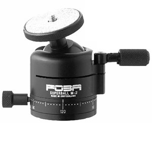  Foba Bollo Superball M-2 Ballhead with Camera Plate, 24lbs Load Capacity 