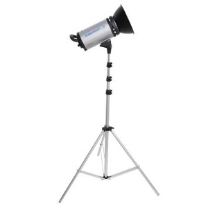  Flashpoint II 1220M Monolight Kit, 600 Watt Second, One Monolight Kit with Stand and Umbrella. 