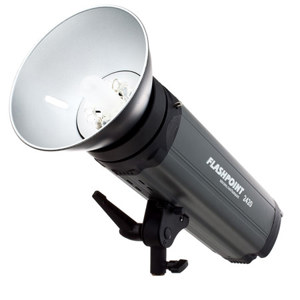  Flashpoint 2420A Monolight, 1200 Watt Second Fan Cooled Strobe, Includes Refelector, Flashtube, Modeling Lamp, Flashtube protector, Power cord & Sync Cord 