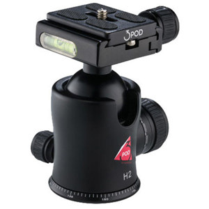  3Pod H2 Magnesium Alloy BallHead with Quick Release Plate,(Capacity 25 lbs) 