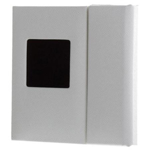 Flashpoint Overlapping CD Holder, Holds 2 CDs, White: Picture 1 regular