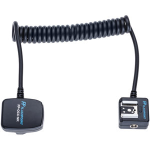  Flashpoint TTL-Off Camera Coiled Flash Cord for Nikon Cameras (extends to 3') 
