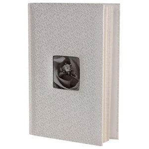 Flashpoint Proof Album Series Holds 300 4x6 Photos w/3x3 Window -Floral w/White: Picture 1 regular