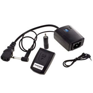  Flashpoint 4 Channel, A/C Radio Remote Control Set, with Transmitter and Receiver, Range of 90'. Plugs into the A/C Cord of the Monolight 