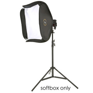  Glow Pop Soft Box for Shoe Mount Flashes, 24" x 24" With mounting hardware 