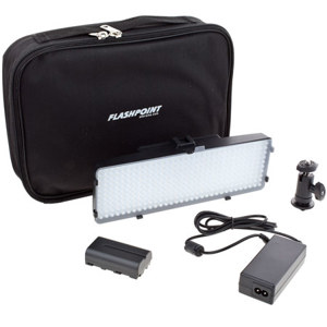  Flashpoint VL320 Video Dual-color Kit, with Battery, Case & Diffuser 
