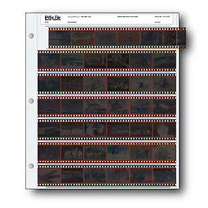 Print File Archival 35mm Size Negative Pages Holds Seven Strips 0100118