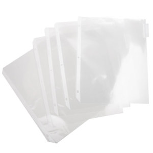 Adorama 41605557 Page Protectors, 8.5x11