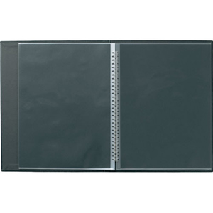 Prat Laser Modebook, 12-9.5x12.5in Protectors, Black: Picture 1 regular
