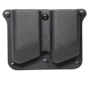  Front Line Molded Polymer Double Magazine Pouch, Belt Version with Adjustment Screw, Fits 9mm & .40 Magazines 