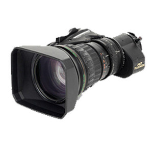  Fujinon HA18x7.6BEZD-T58 6.3-101mm f/1.8-2.9 2/3" HD Robotic Multi-Use ENG Style Lens, 18x Zoom Ratio, 2x Extender, Digital Servo Zoom & Focus 