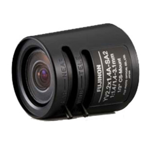  Fujinon 1/3" 1.4-3.1mm F/1.4 Fish-Eye Varifocal Lens 