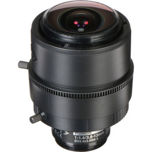  Fujinon 1/2" 3.8-13mm Manual C- Mount Vari-focal Lens, 3 MP, F1.4-T360 Iris Range, 3.4x Zoom, 461mm Exit Pupil Position 