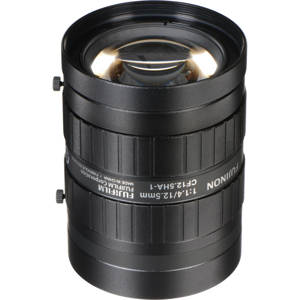  Fujinon CF12.5HA-1 1" 12.5mm Manual Iris and Focus Industrial Lens for High Resolution C-Mount Machine Vision Cameras 