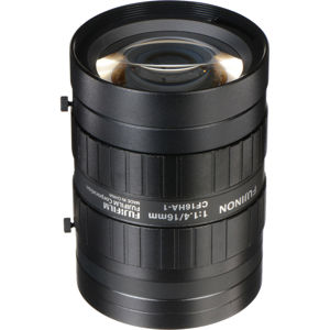  Fujinon CF16HA-1 1" 16mm f/1.4 Manual Iris and Focus Industrial Lens for High Resolution C-Mount Machine Vision Cameras 