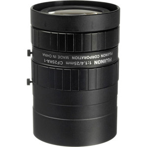  Fujinon CF25HA-1 1" 25mm f/1.4 Manual Iris and Focus Industrial Lens for High Resolution C-Mount Machine Vision Cameras 