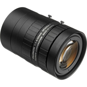  Fujinon HF25SA-1 2/3" 25mm F1.4-F22 Fixed Focal Lens for 5MP Cameras, C-Mount, Manual Iris, Machine Vision Applications 