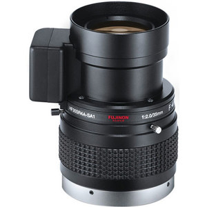  Fujinon 2/3" 35mm F2.0 C Mount Focal Length Lens, Manual Focus and Iris 