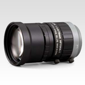  Fujinon HF75HA-1B 2/3" 75mm F2.8- F22 Fixed Focal Lens for 1.5MP Cameras, C-Mount, Manual Iris, Industrial and Machine Vision Applications 